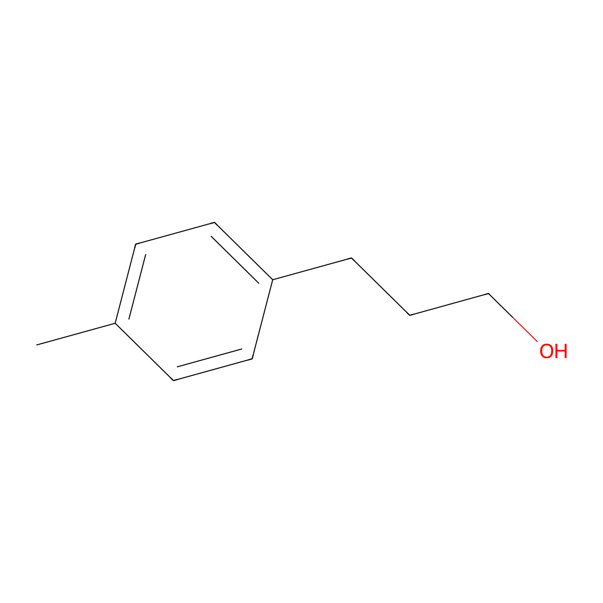 3-(4-Methylphenyl)propan-1-ol molecular structure, CAS 5406-39-3