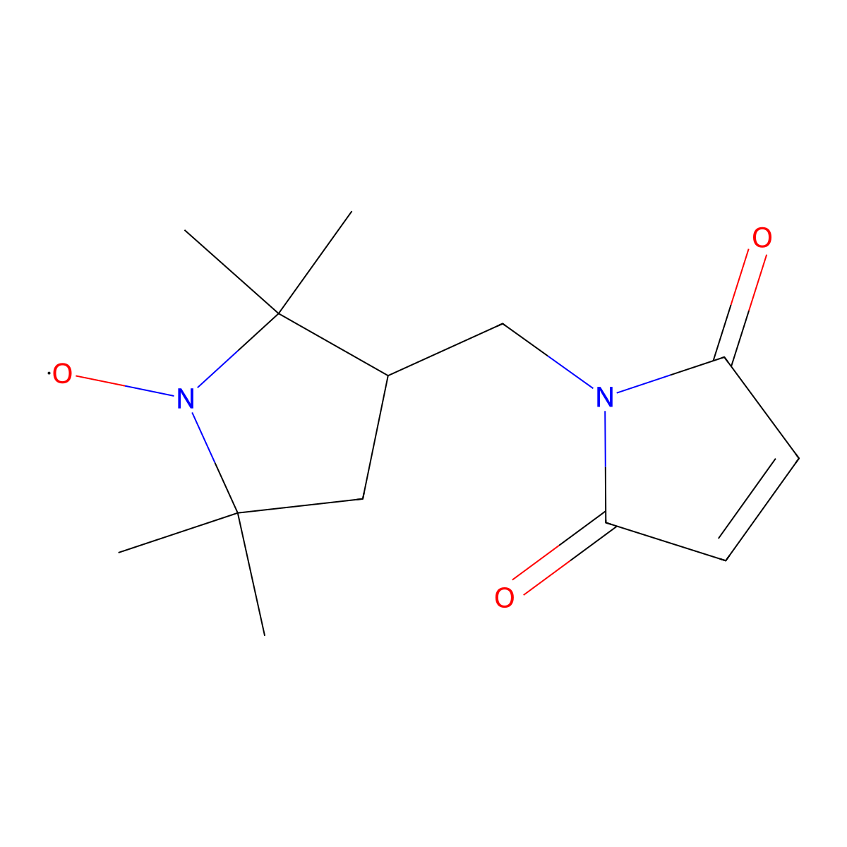 N-methylmaleimide nitroxide molecular structure, CAS 54060-41-2