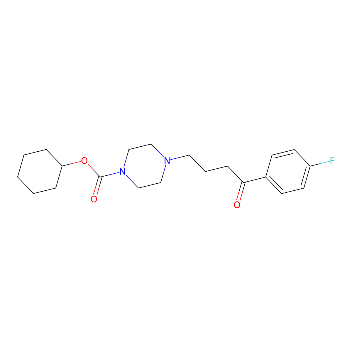 Fenaperone molecular structure, CAS 54063-38-6
