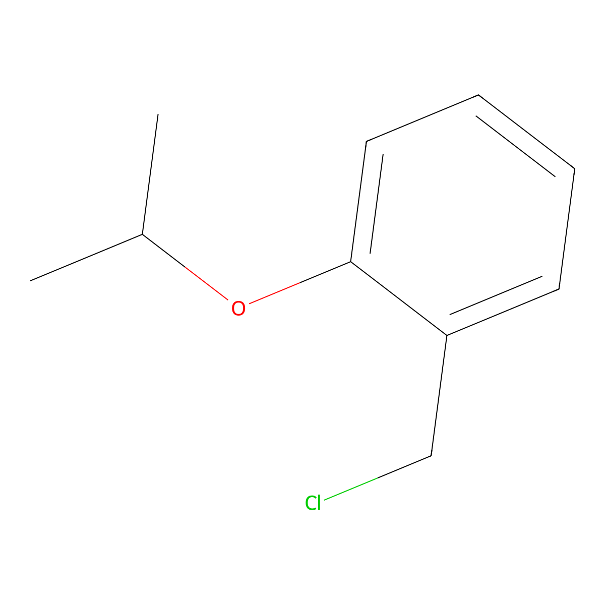 1-(Chloromethyl)-2-(propan-2-yloxy)benzene molecular structure, CAS 540734-36-9