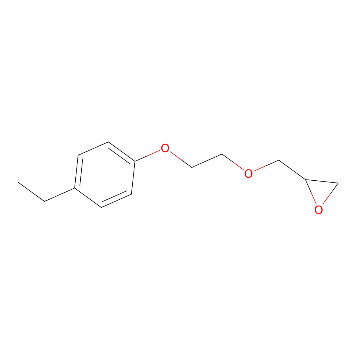 2-((2-(4-Ethylphenoxy)ethoxy)methyl)oxirane molecular structure, CAS 540760-63-2