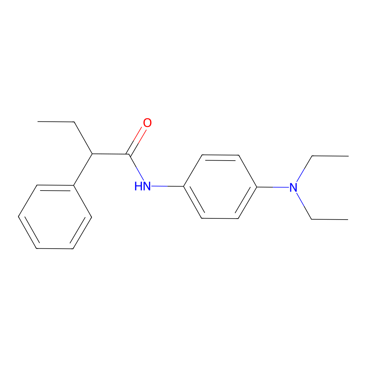 N-[4-(diethylamino)phenyl]-2-phenylbutanamide molecular structure, CAS 540792-22-1