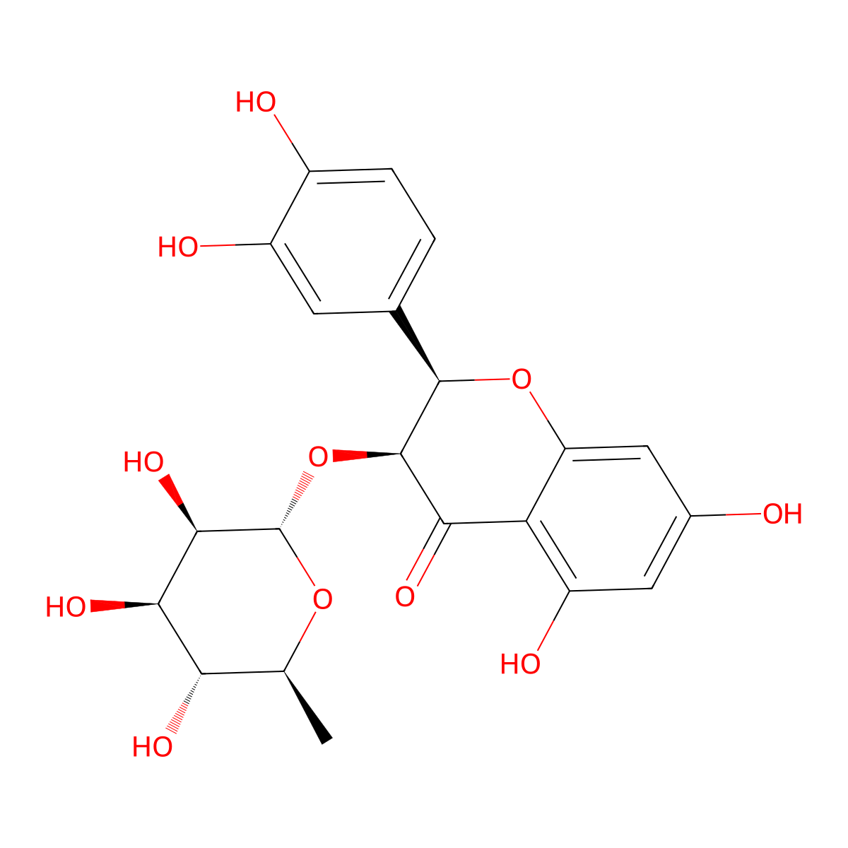 Isoastilbin molecular structure, CAS 54081-48-0