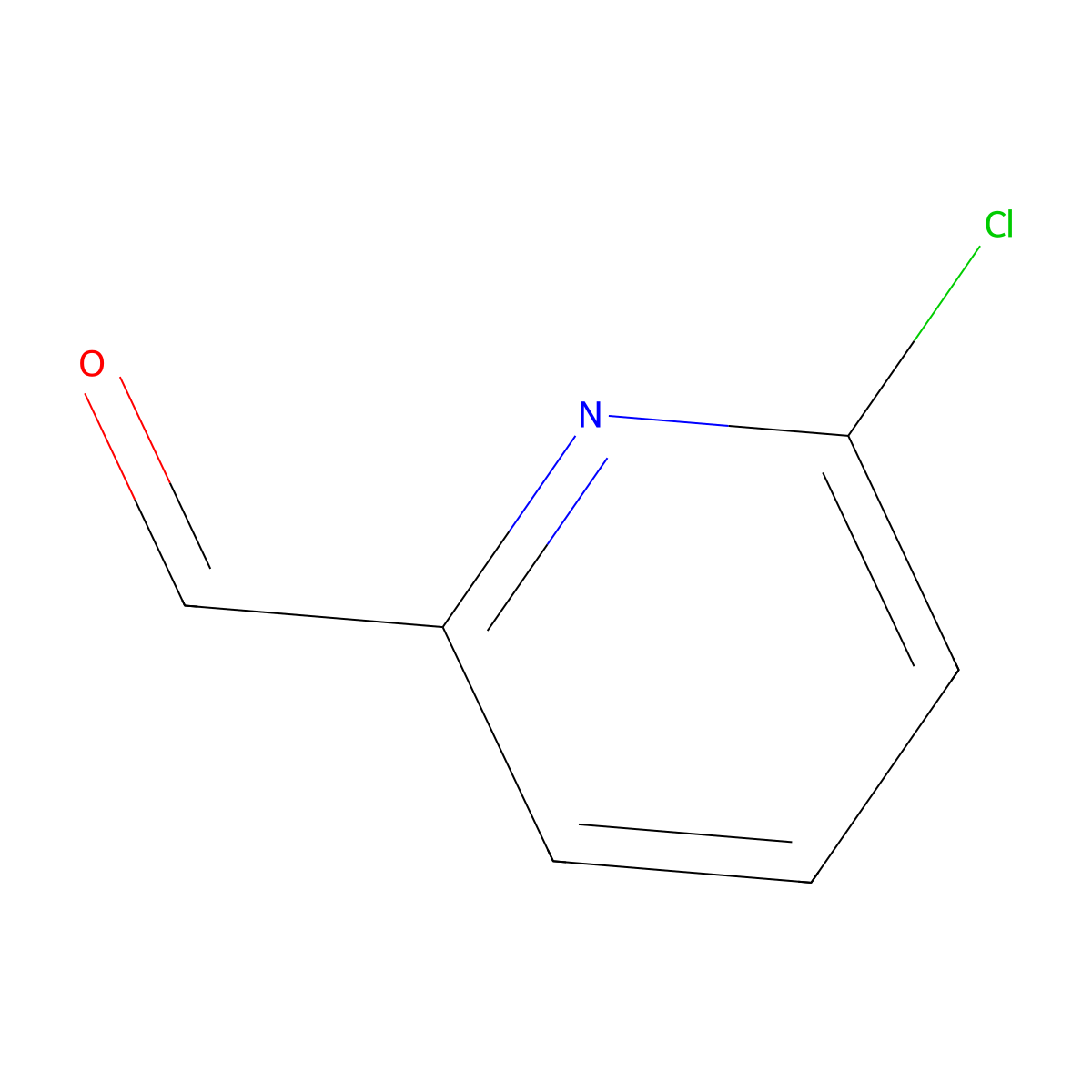 6-Chloro-2-pyridinecarboxaldehyde molecular structure, CAS 54087-03-5