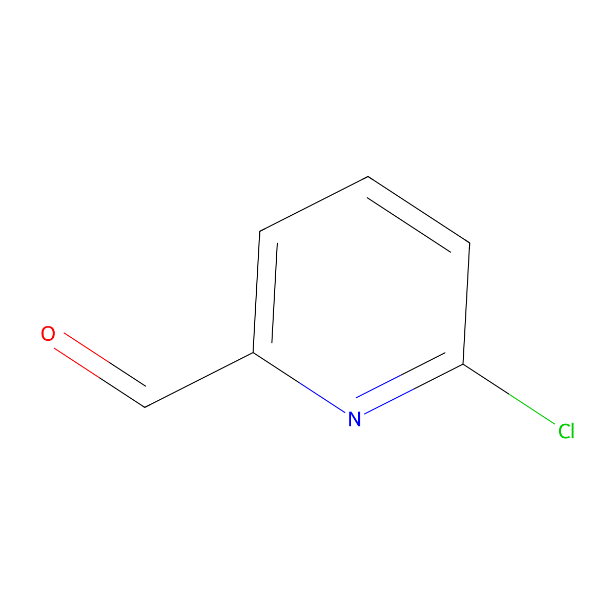 6-Chloro-2-pyridinecarboxaldehyde molecular structure, CAS 54087-03-5