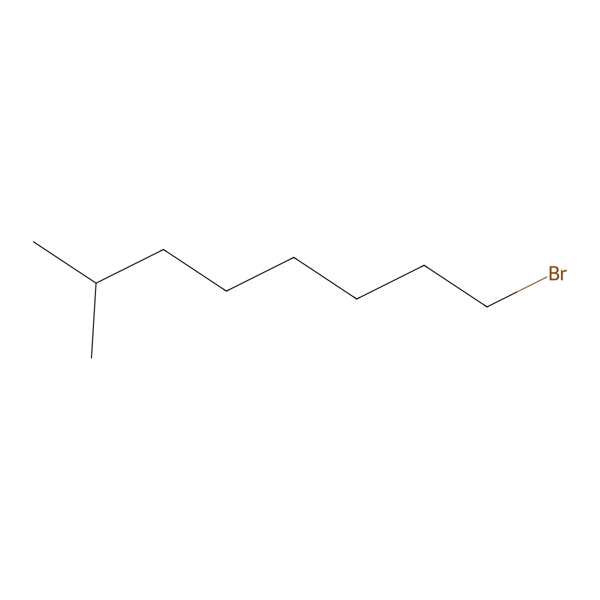 1-Bromo-7-methyloctane molecular structure, CAS 54088-99-2