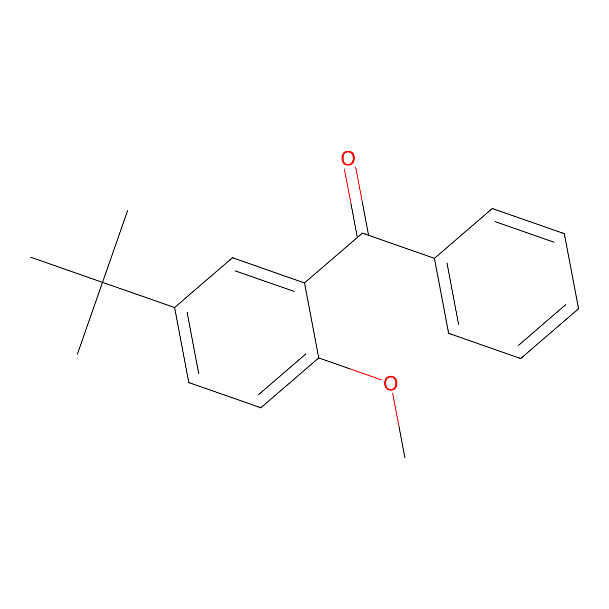 (5-Tert-butyl-2-methoxyphenyl)(phenyl)methanone molecular structure, CAS 5409-99-4