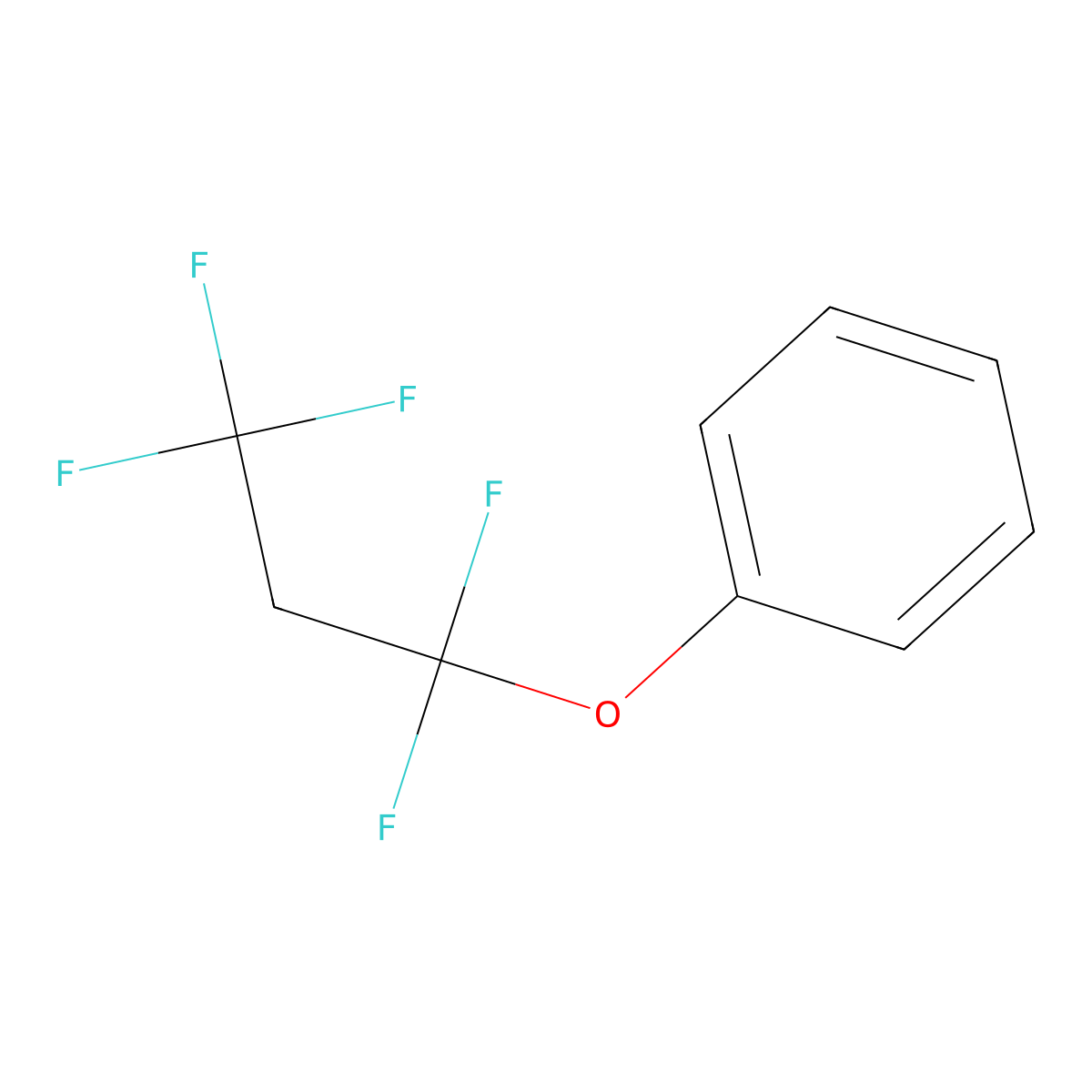(1,1,3,3,3-Pentafluoropropoxy)benzene molecular structure, CAS 54099-27-3