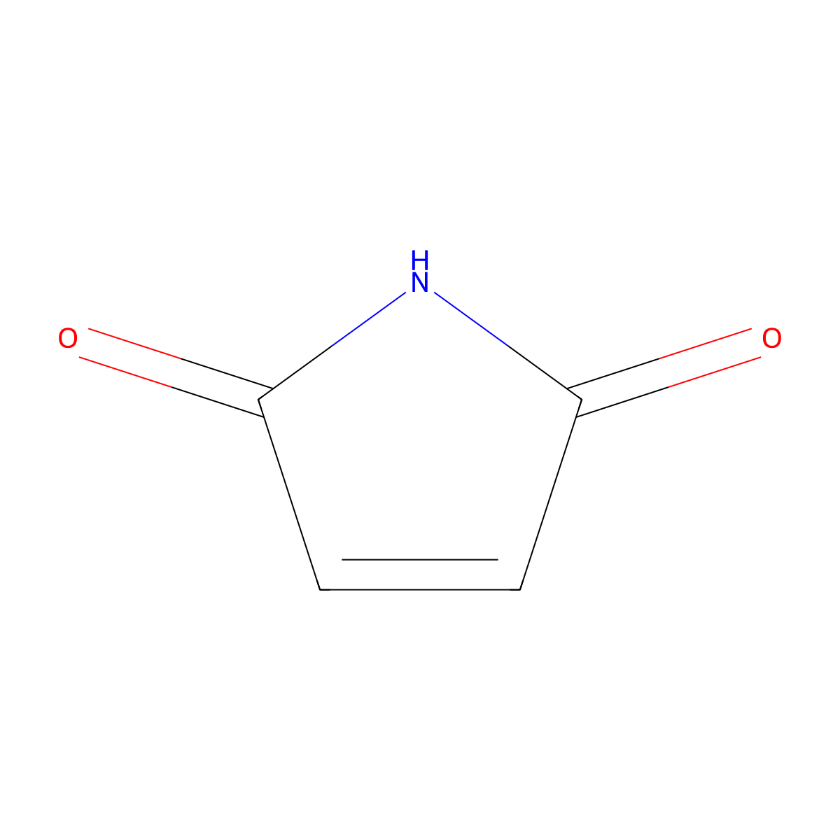 Maleimide molecular structure, CAS 541-59-3