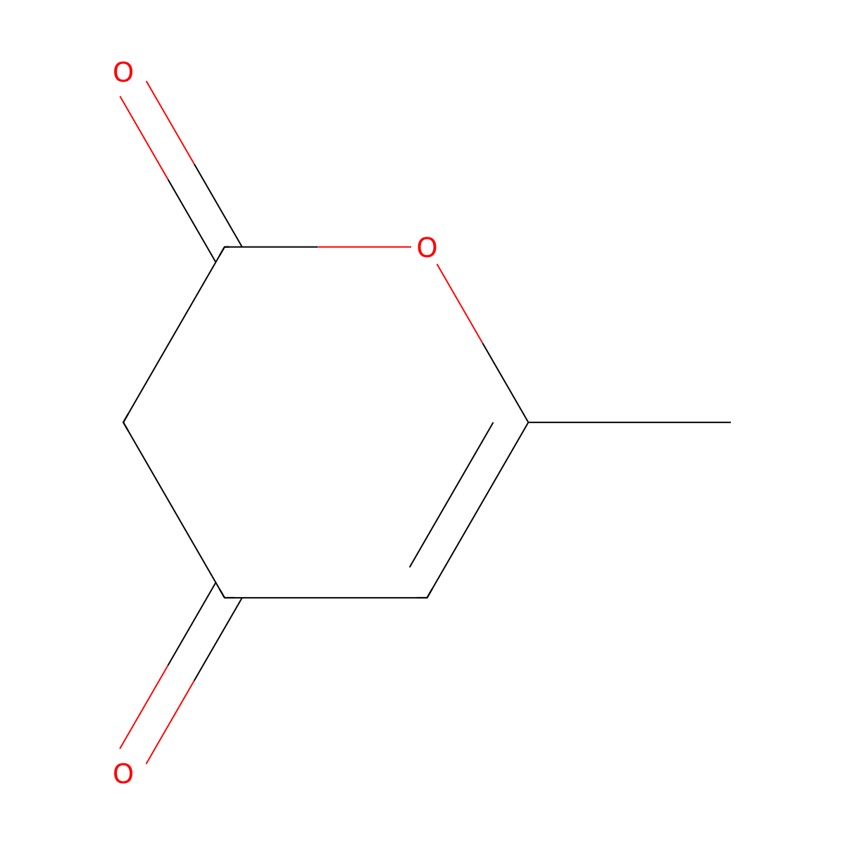 6-Methyl-2H-pyran-2,4(3H)-dione molecular structure, CAS 541-98-0