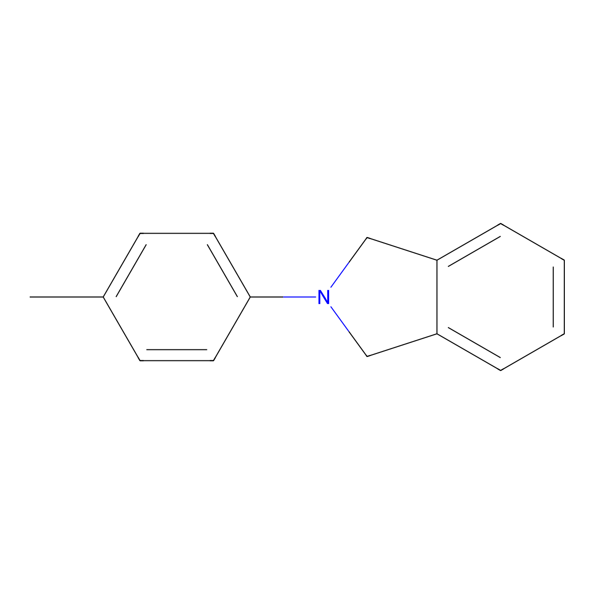 2-(4-methylphenyl)-2,3-dihydro-1H-isoindole molecular structure, CAS 54104-83-5