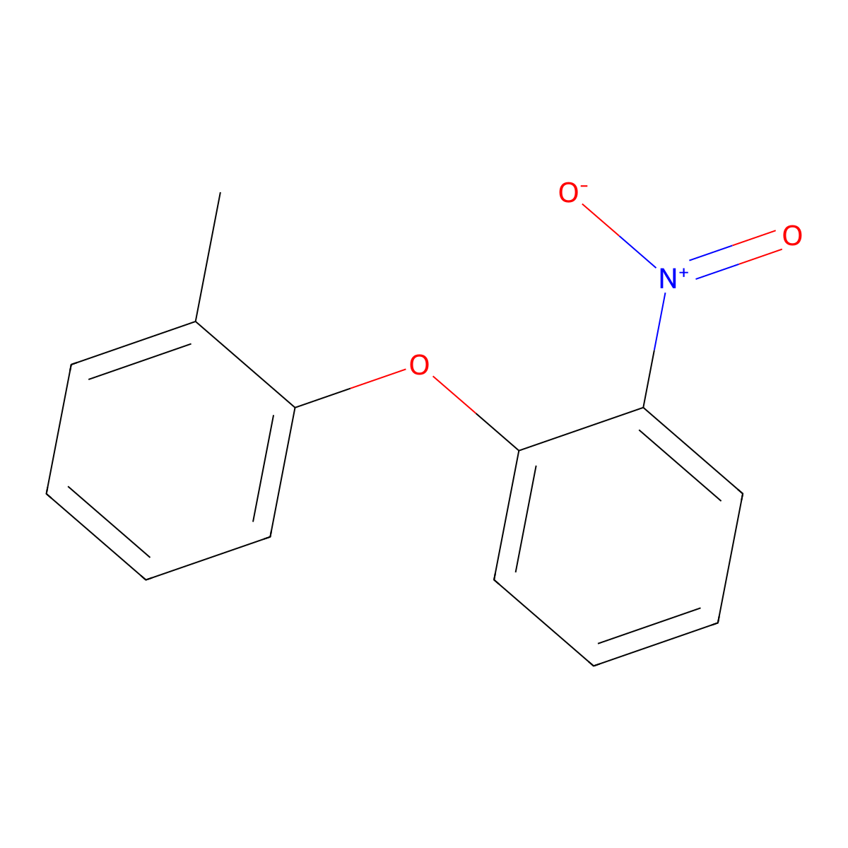 1-Methyl-2-(2-nitrophenoxy)benzene molecular structure, CAS 54106-40-0