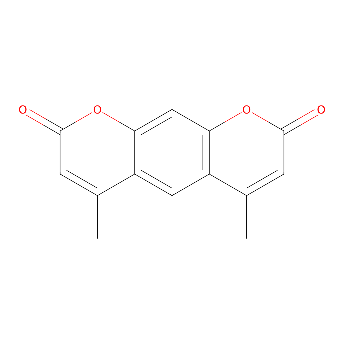 4,6-Dimethylpyrano[3,2-g]chromene-2,8-dione molecular structure, CAS 54107-67-4