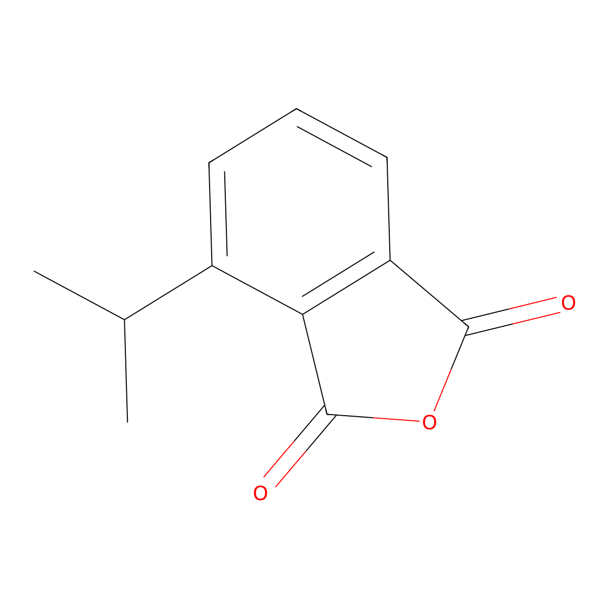 4-Isopropylisobenzofuran-1,3-dione molecular structure, CAS 54108-76-8
