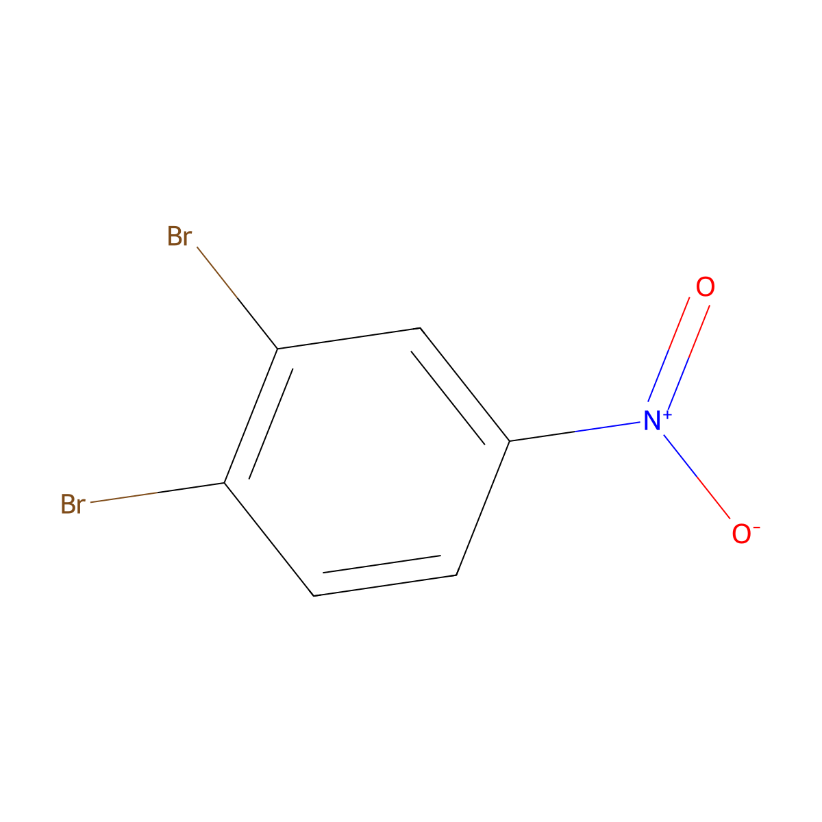 1,2-Dibromo-4-nitrobenzene molecular structure, CAS 5411-50-7