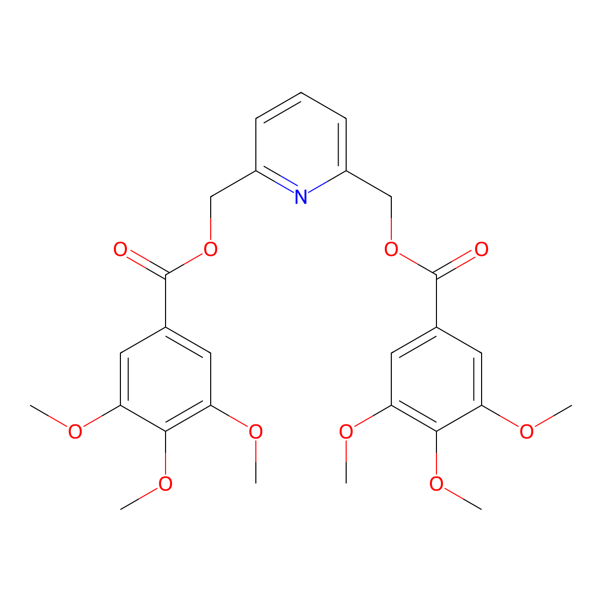 Pirozadil molecular structure, CAS 54110-25-7