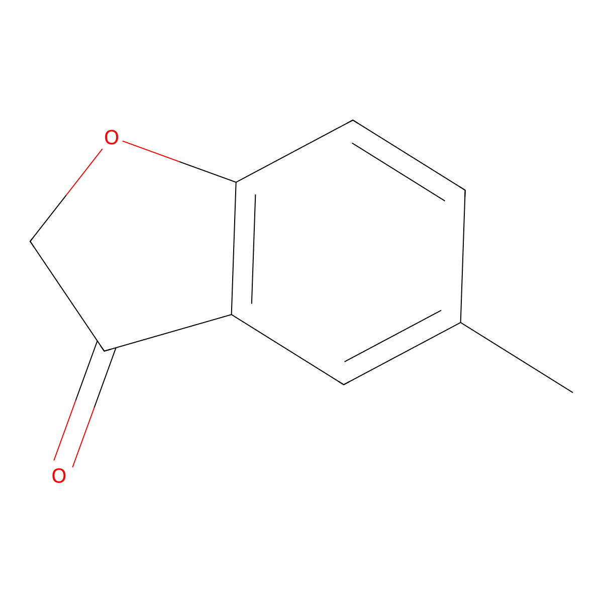 5-Methylbenzofuran-3(2H)-one molecular structure, CAS 54120-66-0