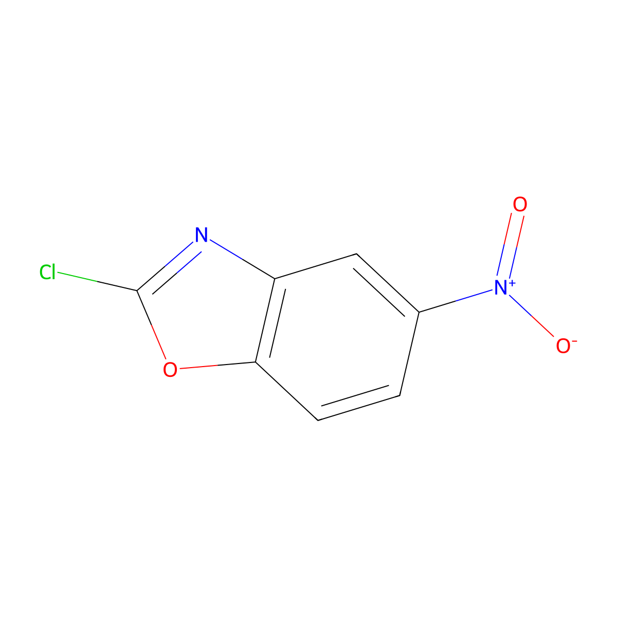 2-Chloro-5-nitrobenzo[d]oxazole molecular structure, CAS 54120-91-1