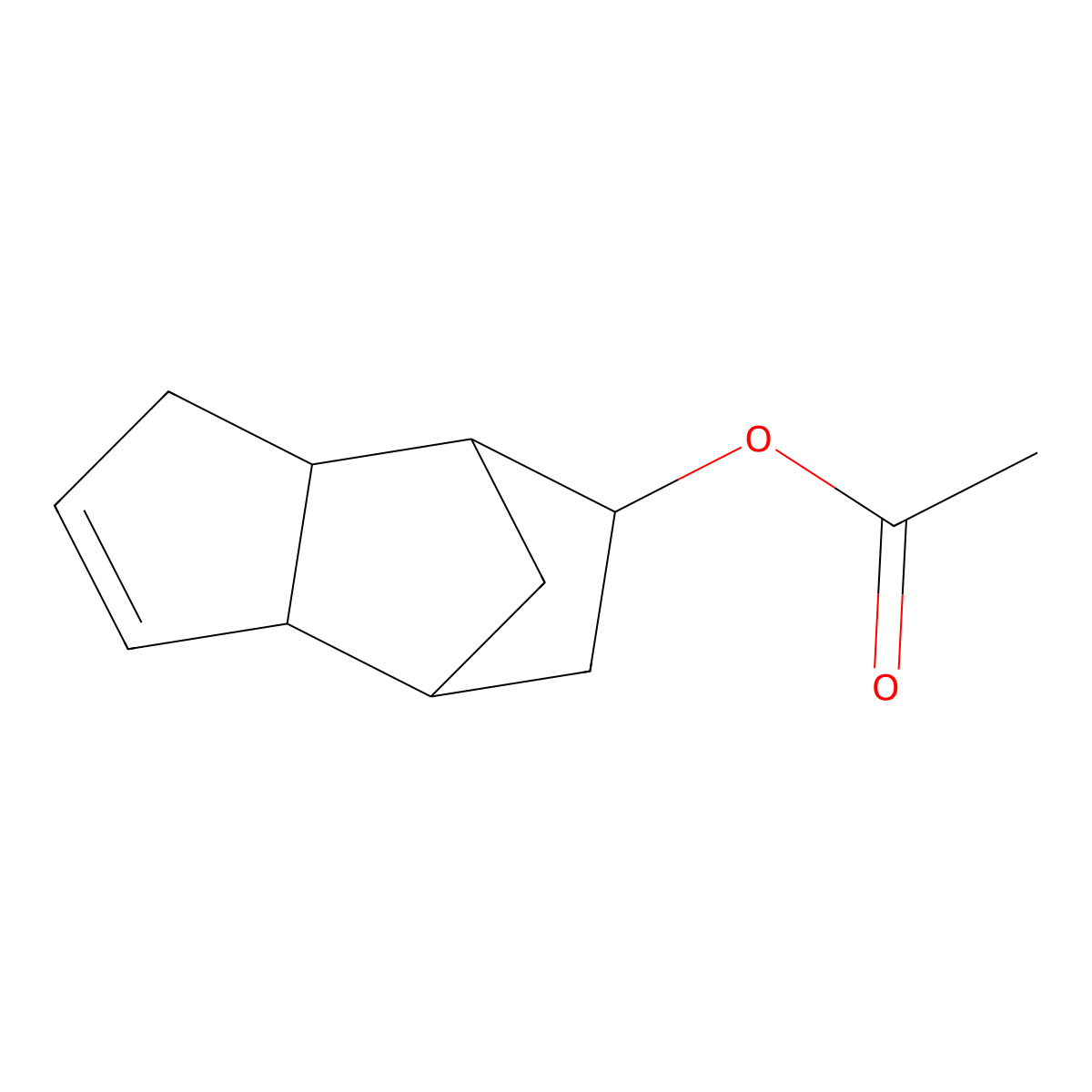 Verdyl acetate molecular structure, CAS 5413-60-5