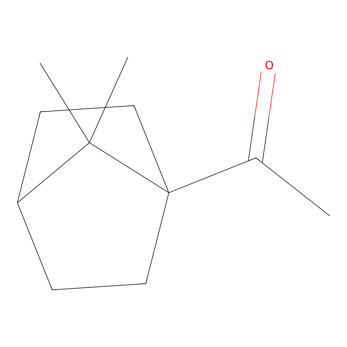 1-{7,7-Dimethylbicyclo[2.2.1]heptan-1-yl}ethan-1-one molecular structure, CAS 54131-39-4