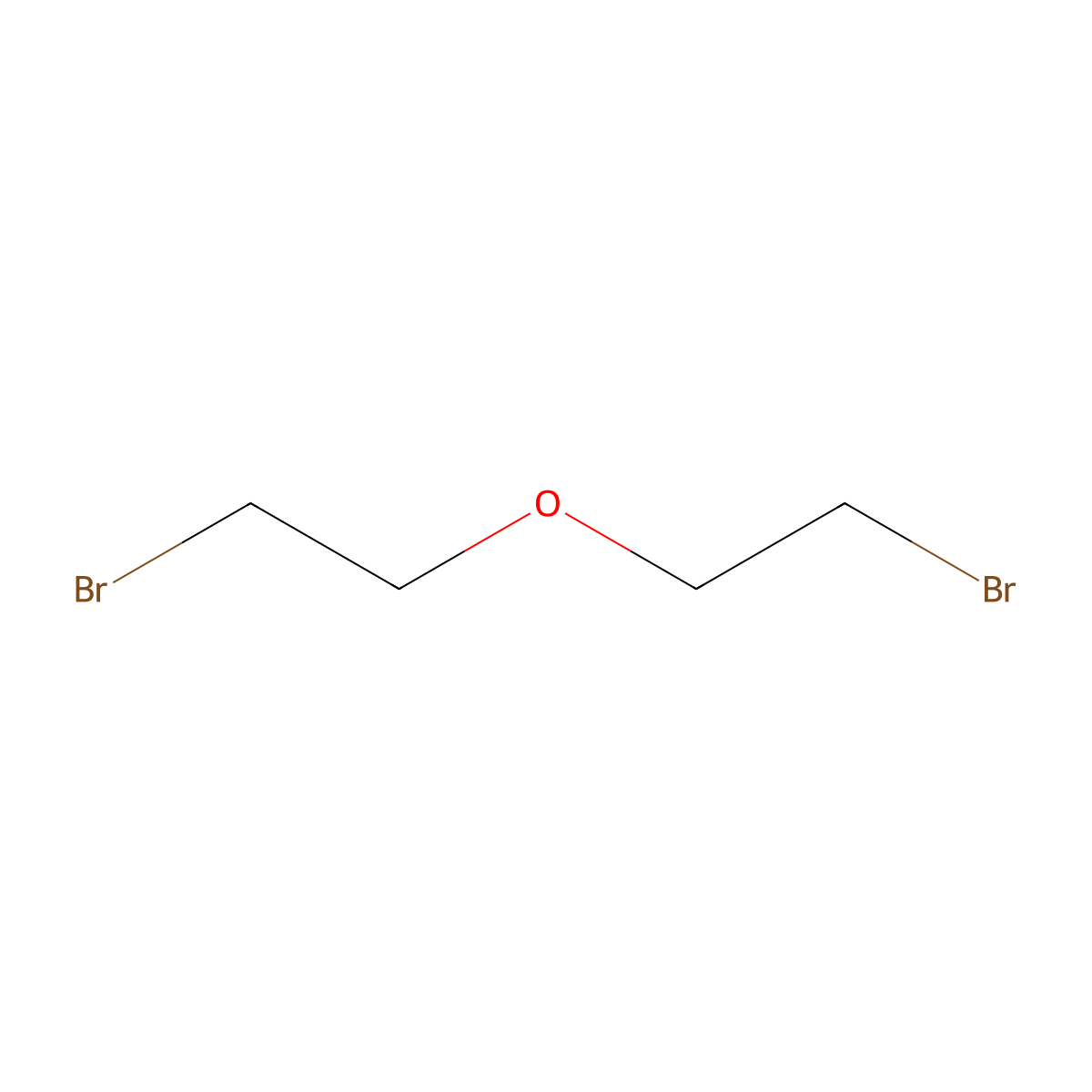 Bis(2-bromoethyl) ether molecular structure, CAS 5414-19-7