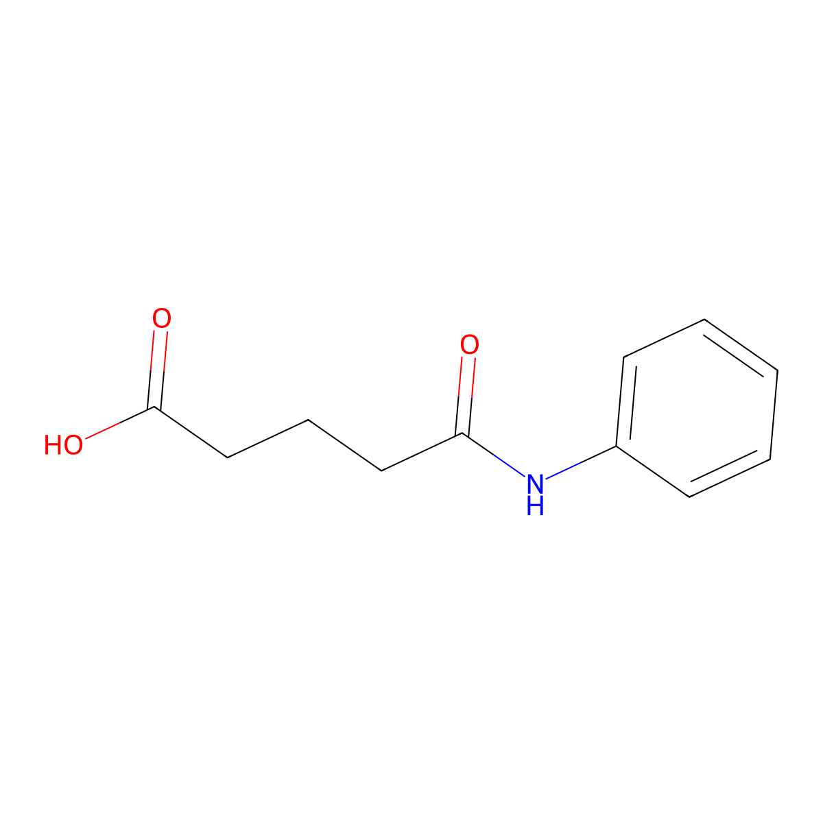 Glutaranilic acid molecular structure, CAS 5414-99-3