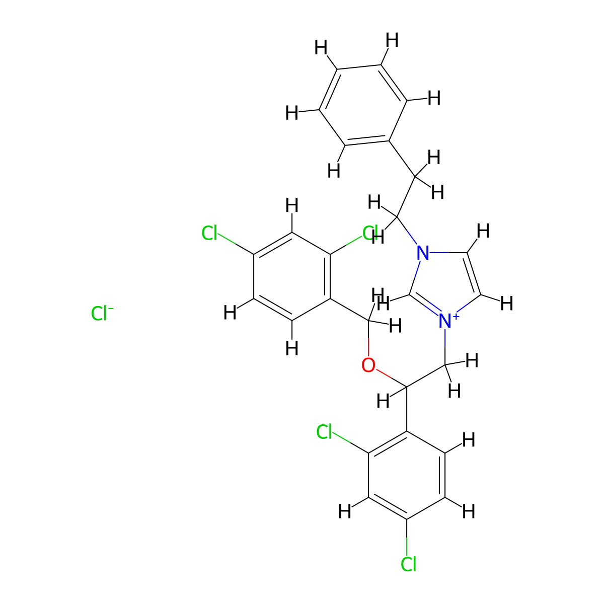 Sepazonium chloride molecular structure, CAS 54143-54-3