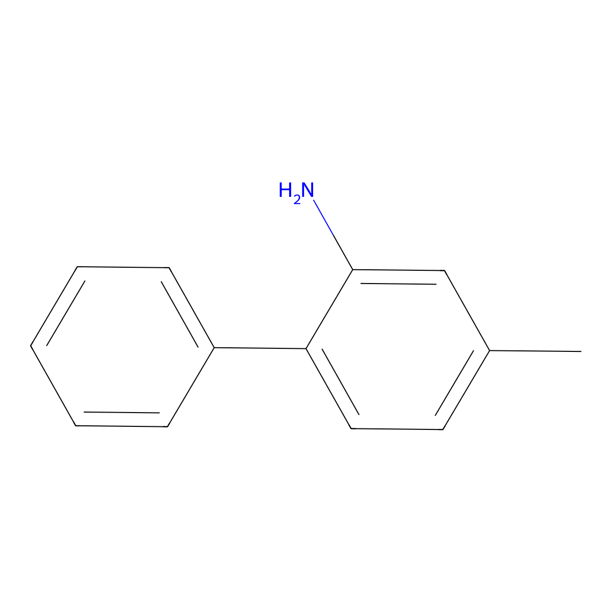 5-Methyl-2-phenylaniline molecular structure, CAS 54147-94-3