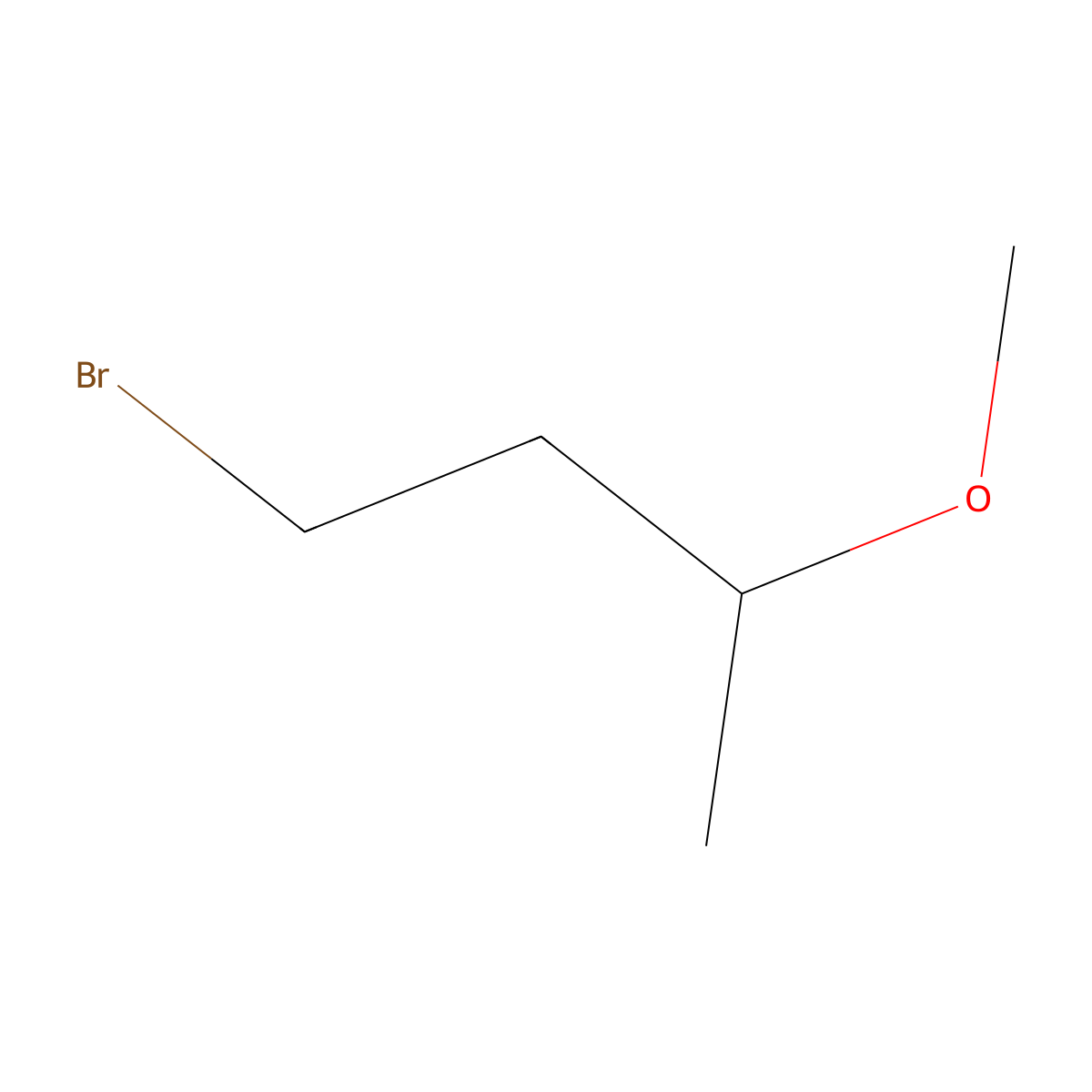 1-Bromo-3-methoxybutane molecular structure, CAS 54149-15-4
