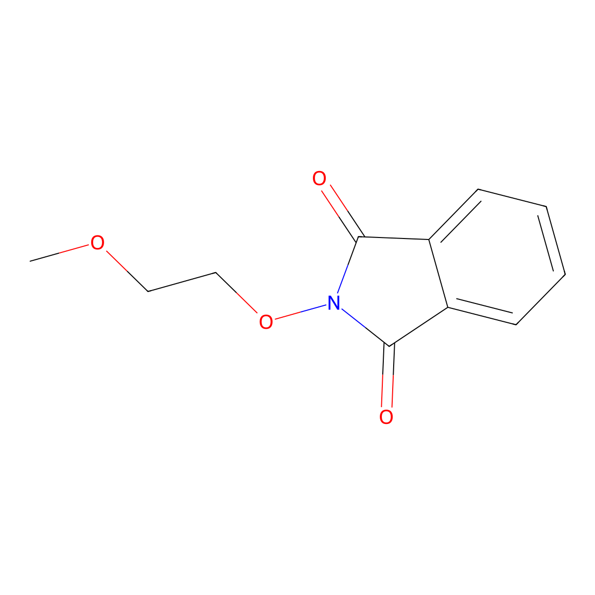 2-(2-Methoxyethoxy)-1H-isoindole-1,3(2H)-dione molecular structure, CAS 54149-18-7