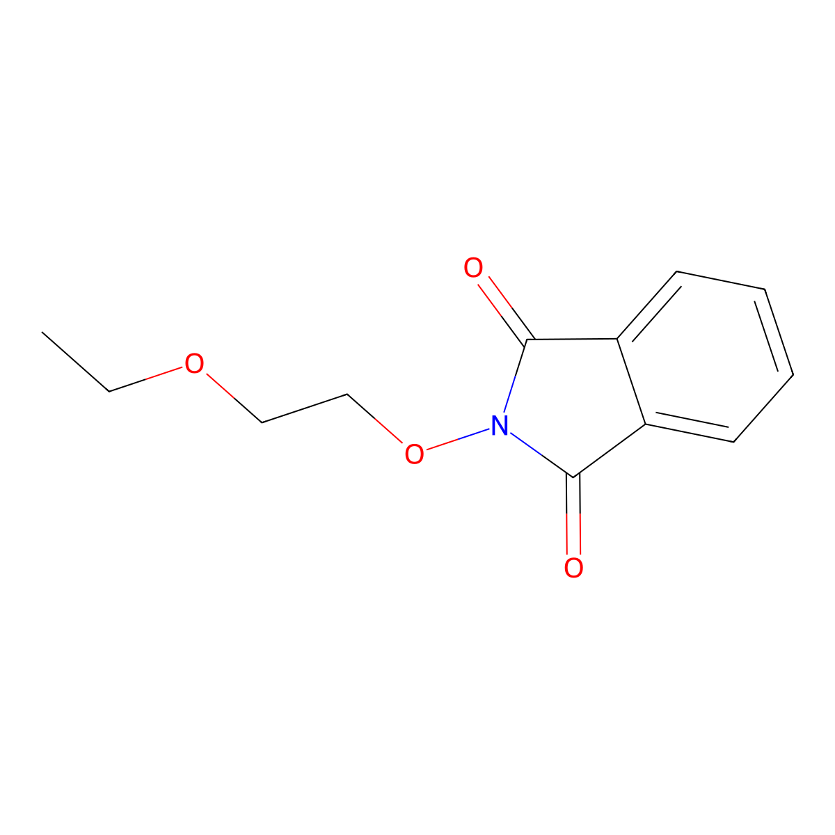 2-(2-Ethoxyethoxy)-1H-isoindole-1,3(2H)-dione molecular structure, CAS 54149-19-8