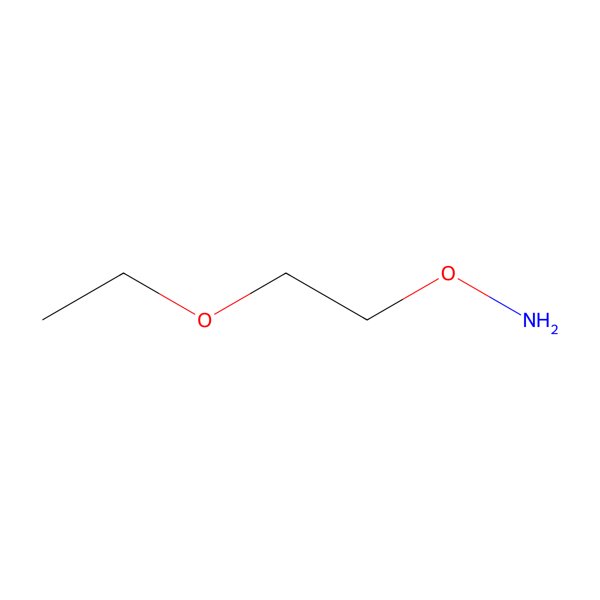 O-(2-Ethoxyethyl)hydroxylamine molecular structure, CAS 54149-41-6