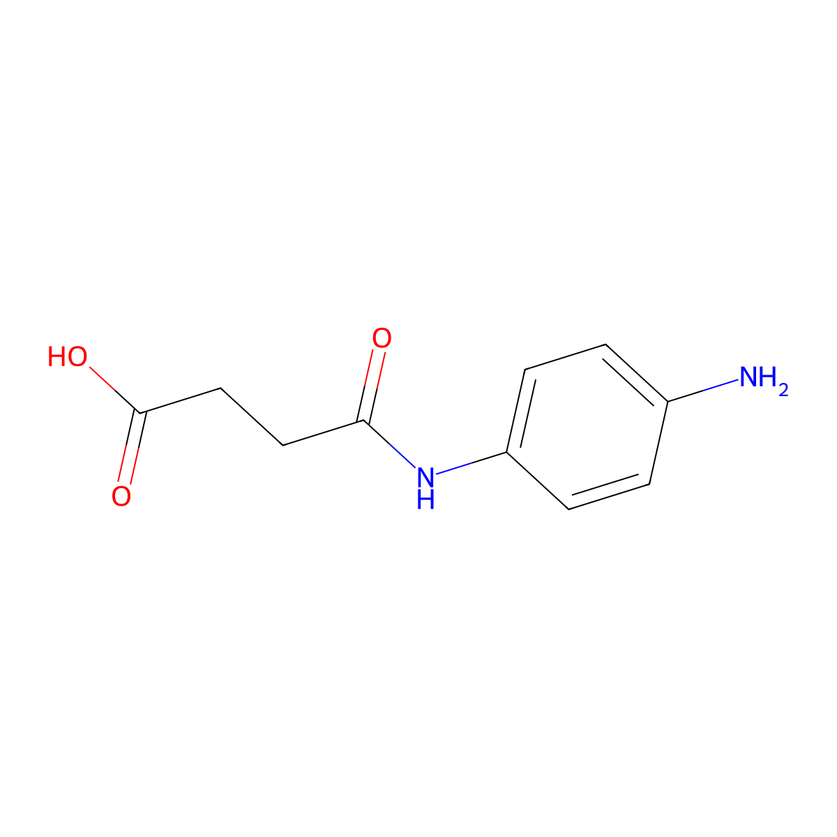4-(4-Aminoanilino)-4-oxobutanoic acid molecular structure, CAS 5415-22-5
