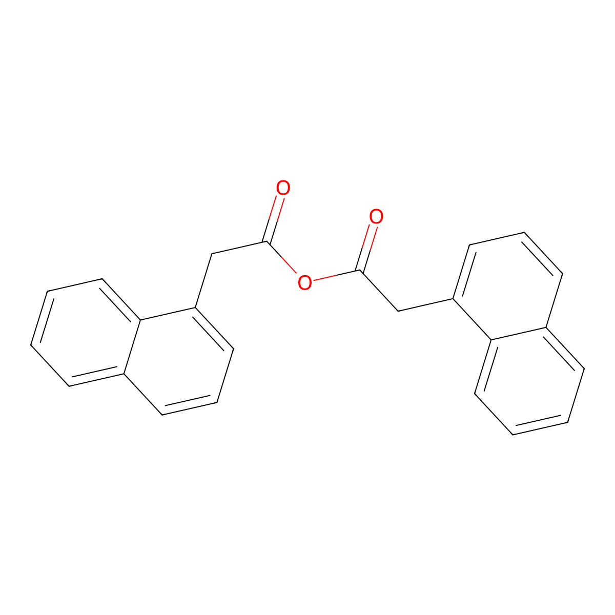 1-Naphthaleneacetic anhydride molecular structure, CAS 5415-58-7