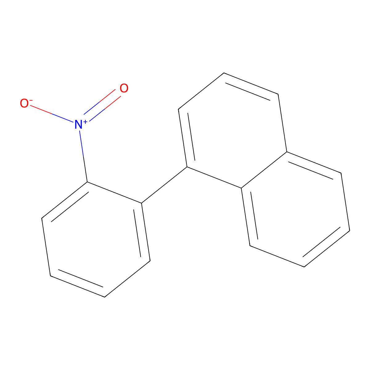 1-(2-Nitrophenyl)naphthalene molecular structure, CAS 5415-59-8