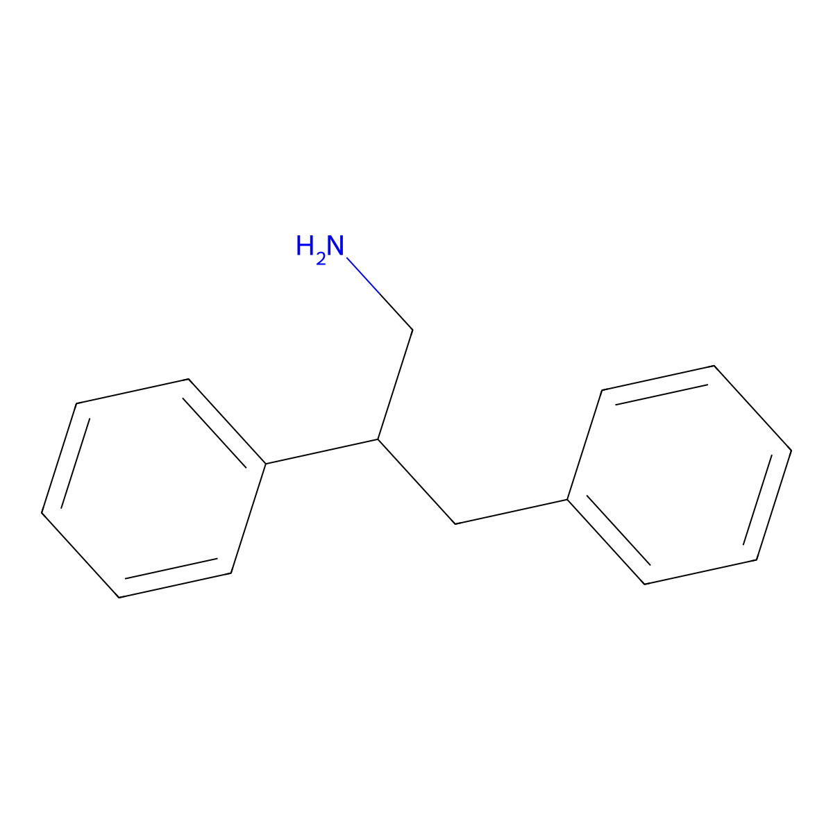 2,3-Diphenylpropylamine molecular structure, CAS 5415-80-5