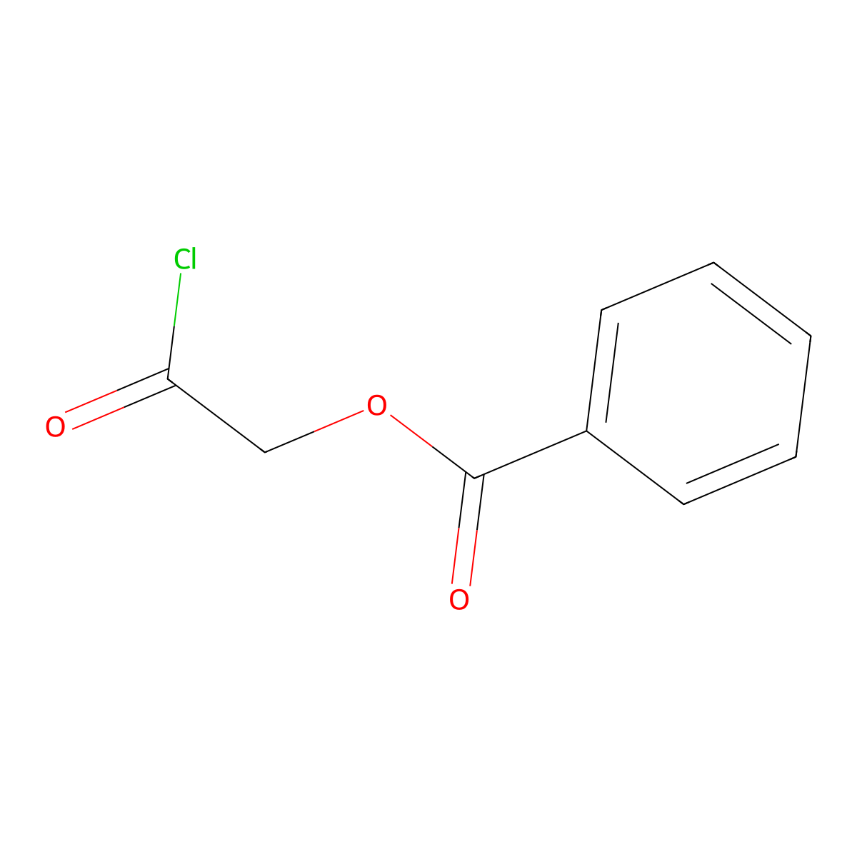 Acetyl chloride, (benzoyloxy)- molecular structure, CAS 54150-57-1