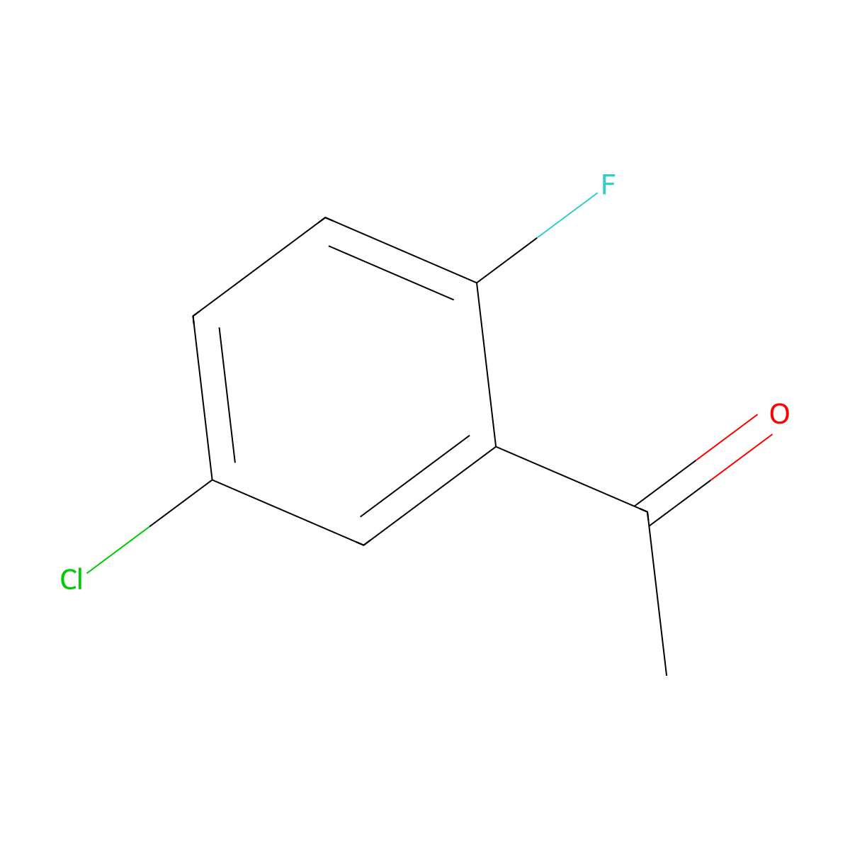 1-(5-Chloro-2-fluorophenyl)ethanone molecular structure, CAS 541508-27-4