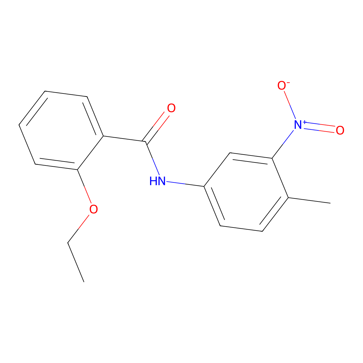 2-ethoxy-N-(4-methyl-3-nitrophenyl)benzamide molecular structure, CAS 541539-13-3