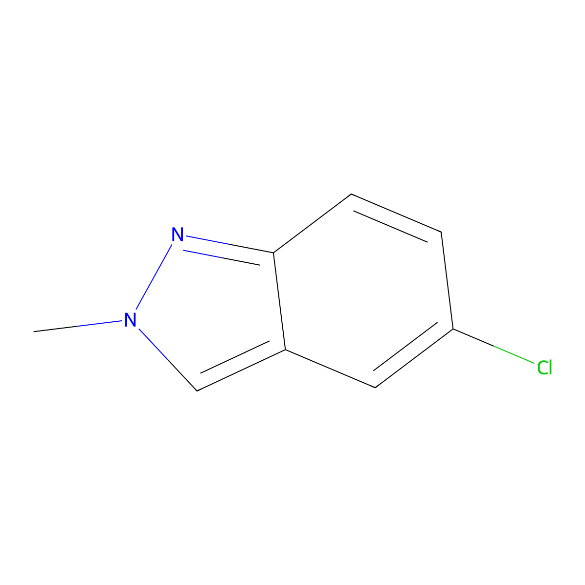 5-Chloro-2-methyl-2H-indazole molecular structure, CAS 541539-86-0