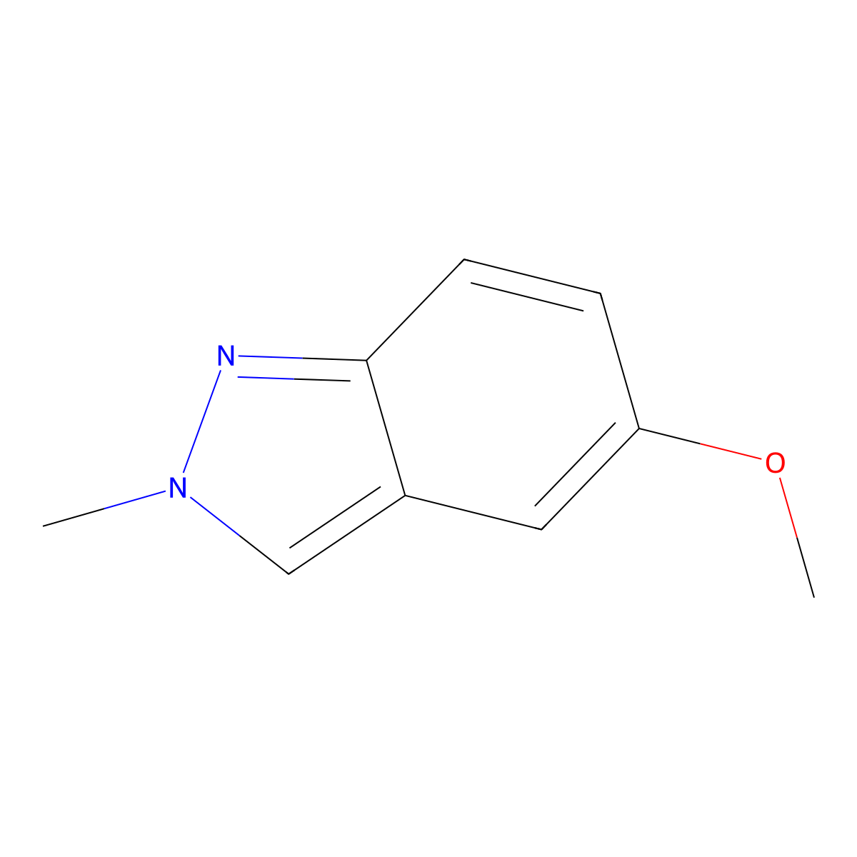 5-Methoxy-2-methyl-2H-indazole molecular structure, CAS 541539-88-2