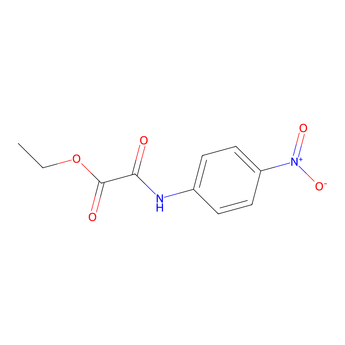 Ethyl (4-nitroanilino)(oxo)acetate molecular structure, CAS 5416-11-5