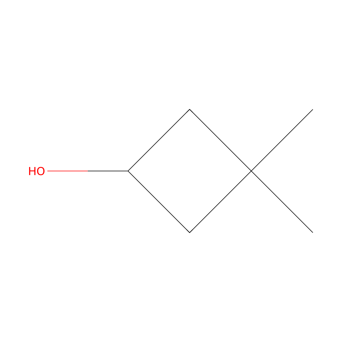3,3-Dimethylcyclobutan-1-ol molecular structure, CAS 54166-17-5