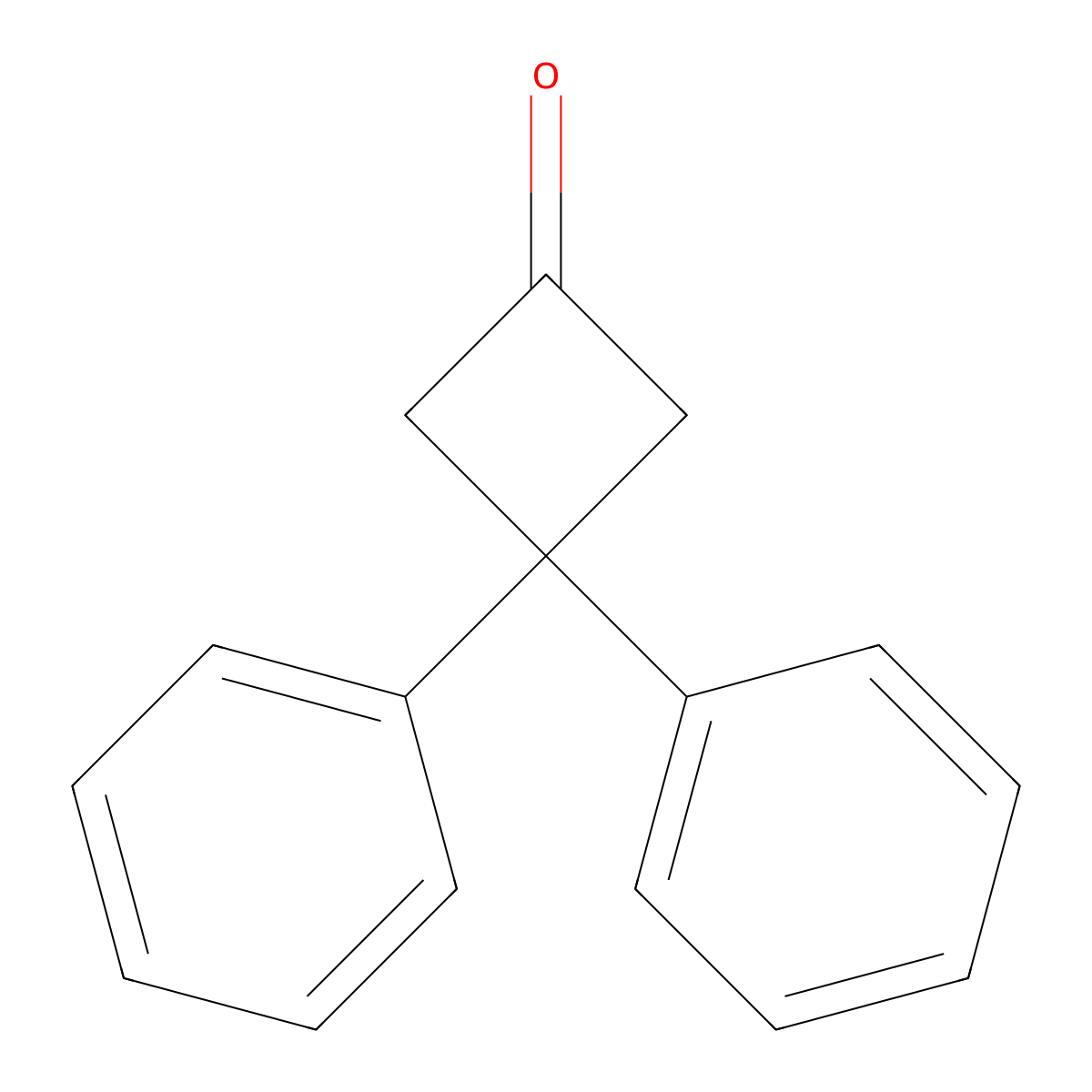 3,3-Diphenylcyclobutan-1-one molecular structure, CAS 54166-20-0