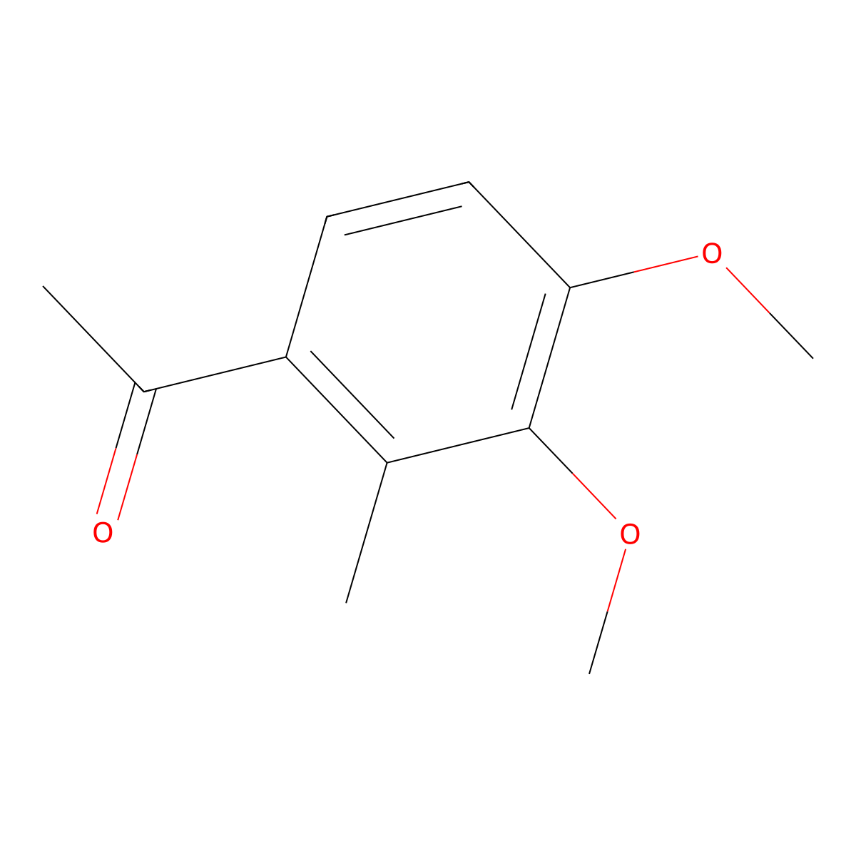 1-(3,4-Dimethoxy-2-methylphenyl)ethanone molecular structure, CAS 5417-20-9