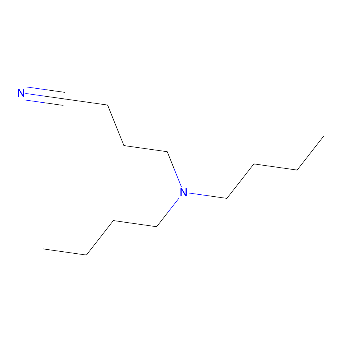 4-(Dibutylamino)butyronitrile molecular structure, CAS 5417-24-3