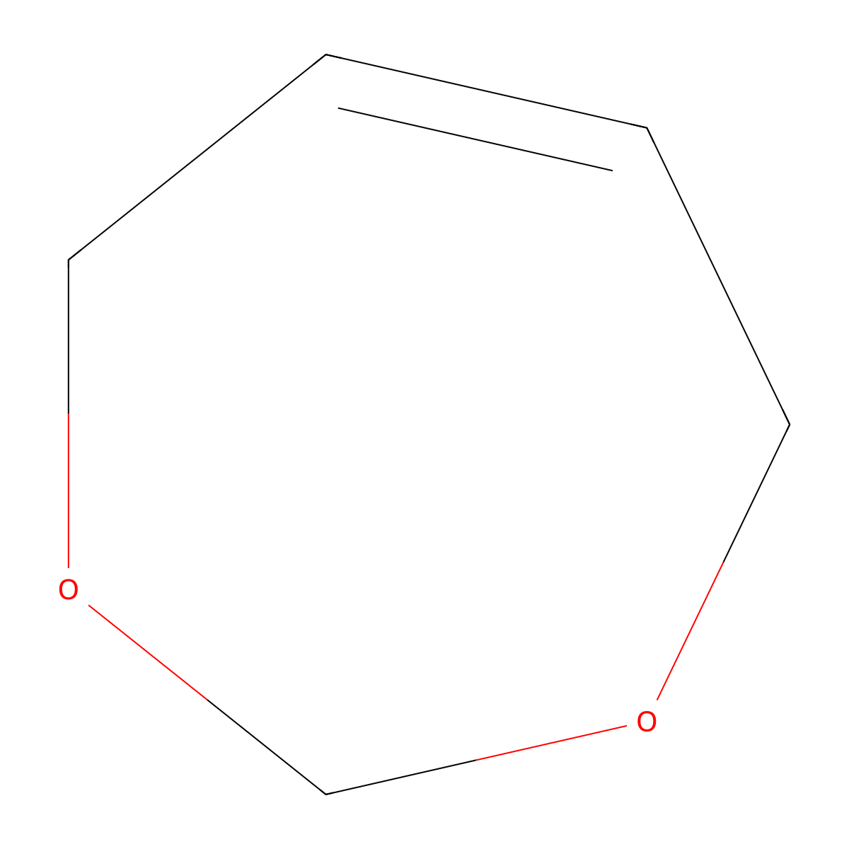 cis-4,7-Dihydro-1,3-dioxepin molecular structure, CAS 5417-32-3