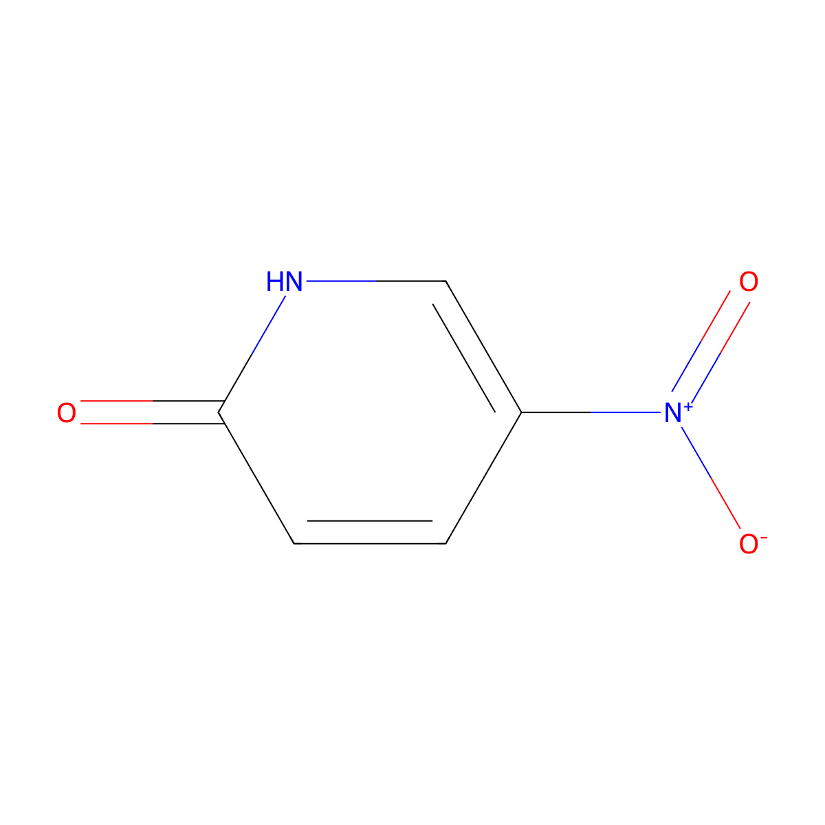 5-Nitropyridin-2-ol molecular structure, CAS 5418-51-9