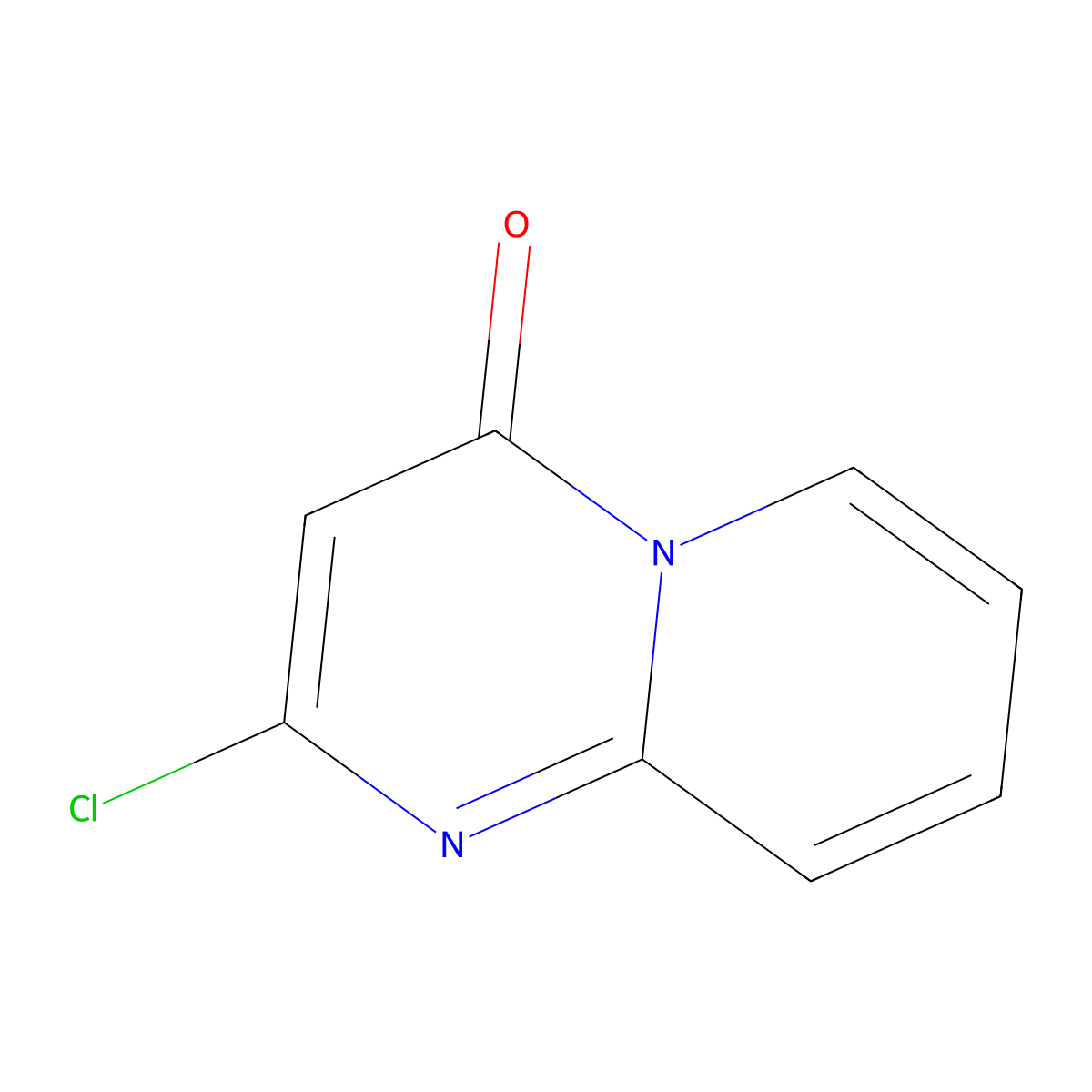 2-chloro-4H-pyrido(1,2-a)pyrimidin-4-one molecular structure, CAS 5418-94-0