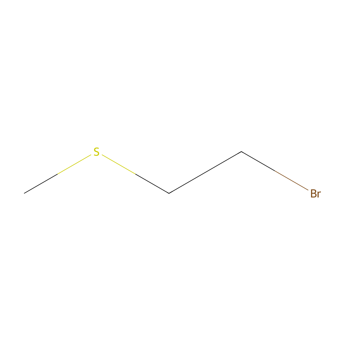 1-Bromo-2-(methylsulfanyl)ethane molecular structure, CAS 54187-93-8